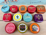Set of 12 Vintage Typewriter Ribbon Tins