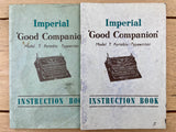 Imperial Model T Portable Manual