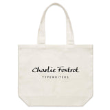 Charlie Foxtrot Canvas Tote Bag
