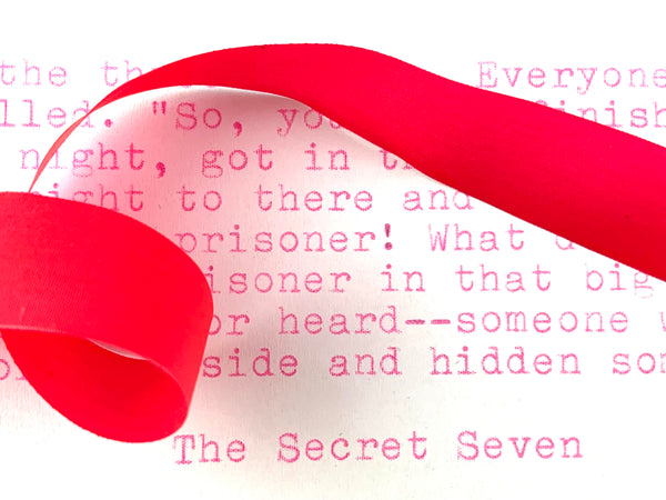 Pink Typewriter Ribbon