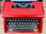 Typewriter, Olivetti Dora - Red