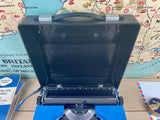 Typewriter,  Blue Silver Reed Silverette II