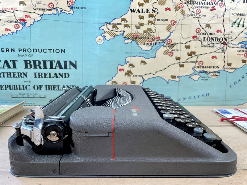 Typewriter, 1948 Hermes Baby portable