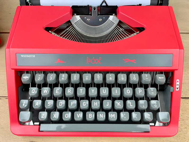 Typewriter,  WH Smith Red Fox