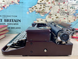 Typewriter, 1927 Rare Bergundy Royal  Portable