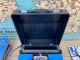 Typewriter,  Blue Silver Reed Silverette II