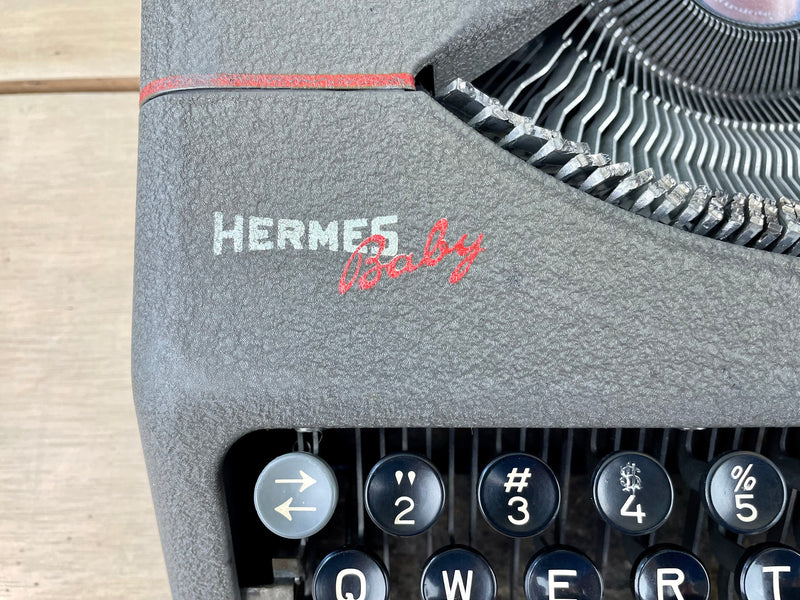 Typewriter, 1948 Hermes Baby portable