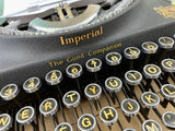 Typewriter, Imperial 1941 The Good Companion 1 with New Platen