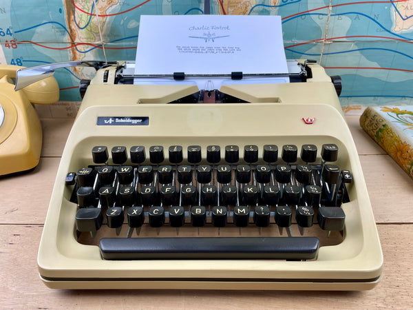 Typewriter, 1976 Scheidegger International 2000