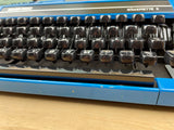 Typewriter,  Blue Silver Reed Silverette II