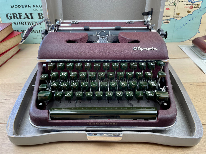 Typewriter, 1956 Olympia SM3 with New Platen