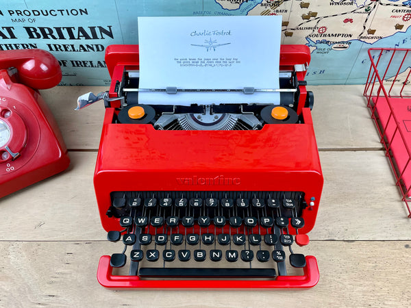 Olivetti Valentine Typewriter