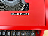 Typewriter, Olivetti Dora - Red