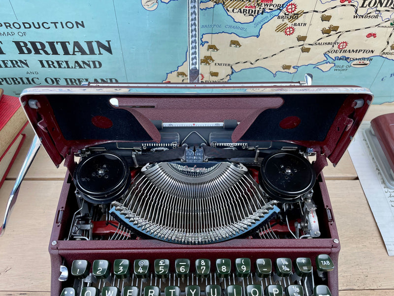 Typewriter, 1956 Olympia SM3 with New Platen