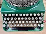 Typewriter, Rare Two Tone Green 1930 Remington Portable