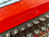 Typewriter, 1970 Olivetti Valentine