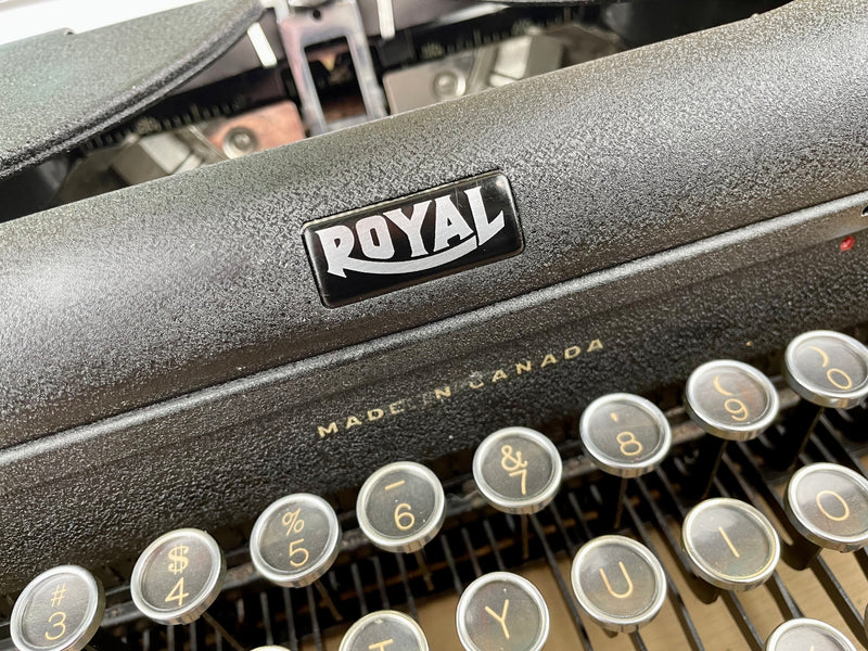 Typewriter, 1941 Royal Commander Portable