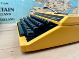 Typewriter, Yellow Silver Reed Silverette