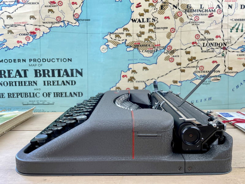 Typewriter, 1948 Hermes Baby portable
