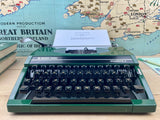 Typewriter, Silver Reed Silverette II - Green
