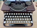 Typewriter, 1927 Rare Bergundy Royal  Portable