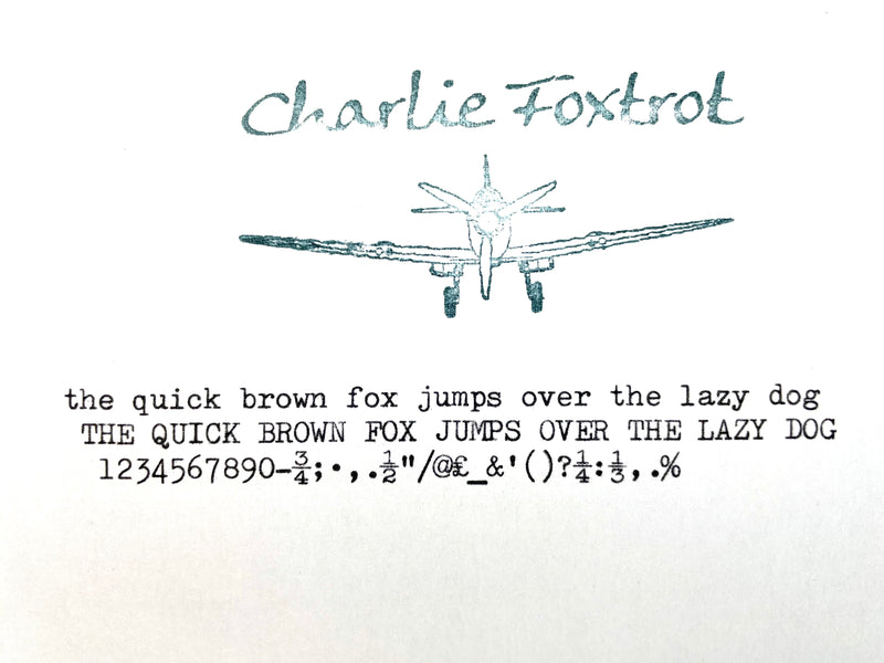 Typewriter, Orange Silver Reed 100