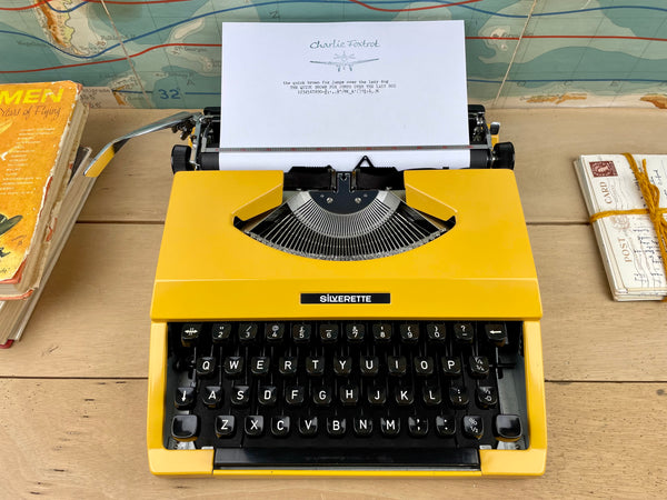Silver Reed Typewriter