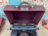 Typewriter, 1927 Rare Bergundy Royal  Portable