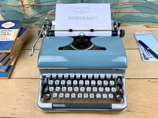 Blue Bird Typewriter