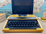 Typewriter, Yellow Silver Reed Silverette