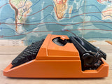 Typewriter, Orange Silver Reed 100