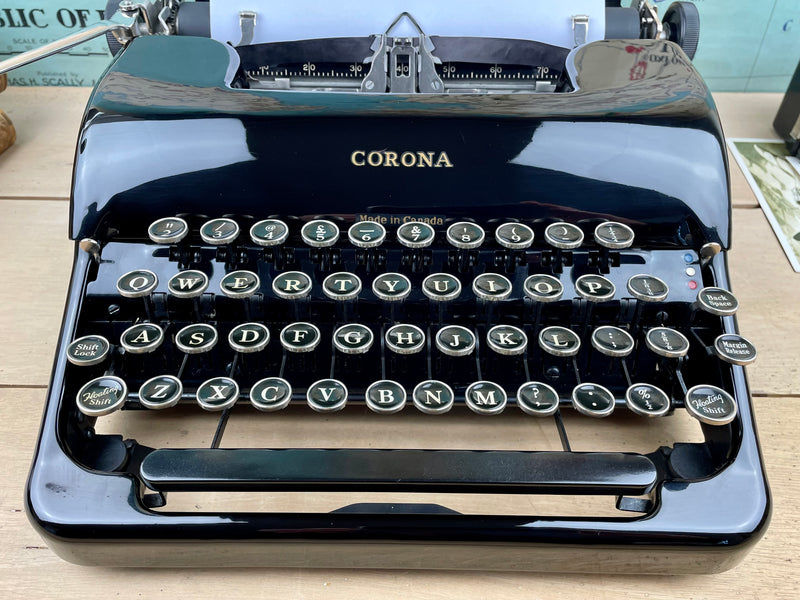 Typewriter, 1938 Corona Standard Series 2