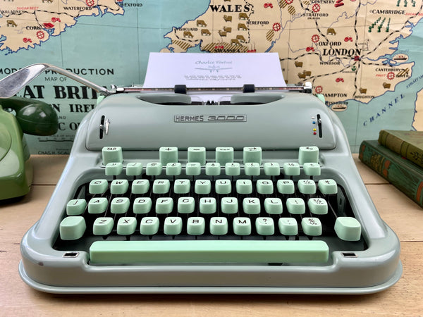Typewriter, 1965 Hermes 3000