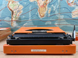 Typewriter, Orange Silver Reed 100