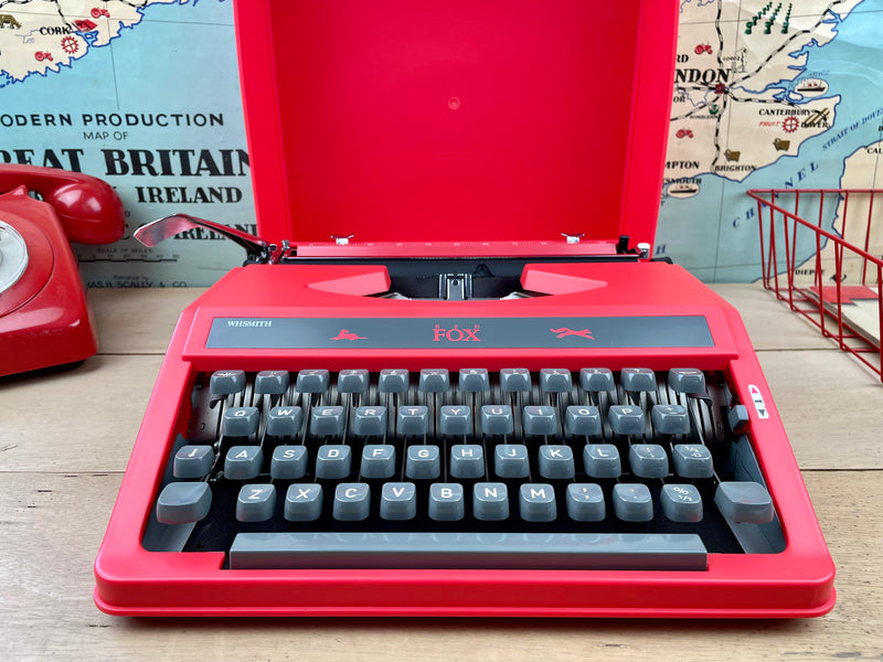 Typewriter,  WH Smith Red Fox
