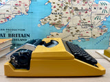 Typewriter, Yellow Silver Reed Silverette