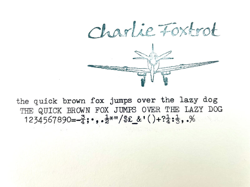 Typewriter, WH Smith Grey Fox