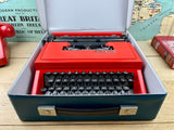 Typewriter, Olivetti Dora - Red