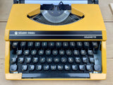 Typewriter, Yellow Silver Reed Silverette