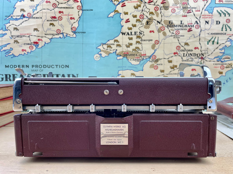 Typewriter, 1956 Olympia SM3 with New Platen