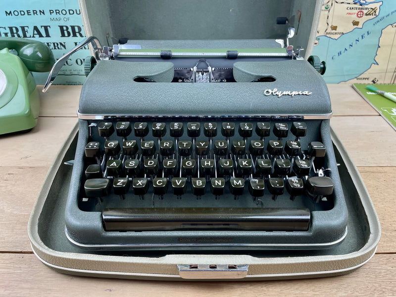 Typewriter, 1959 Olympia SM 2 with New Platen