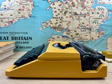 Typewriter, Yellow Silver Reed Silverette
