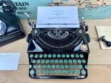 Imperial No1 Typewriter with Rare Green Keys