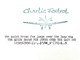 Typewriter,  Blue Silver Reed Silverette II