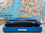 Typewriter,  Blue Silver Reed Silverette II