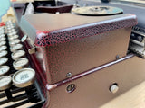 Typewriter, 1927 Rare Bergundy Royal  Portable
