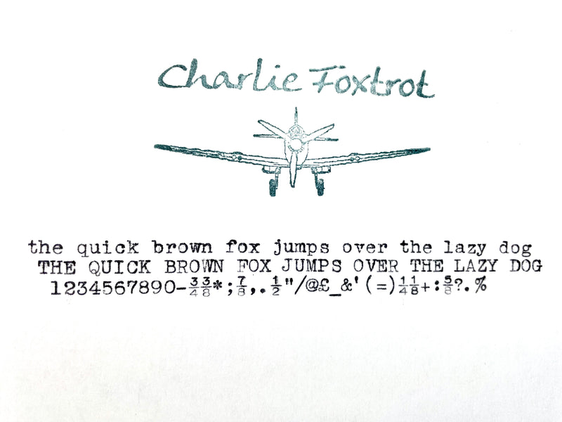 Typewriter, 1939 Imperial Good Companion No1 with Rare Green Keys