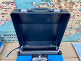Typewriter,  Blue Silver Reed Silverette II