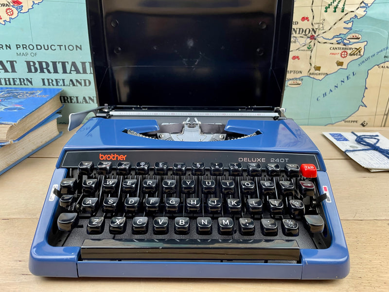 Typewriter,  Brother Deluxe 240 with Cubic Typeface