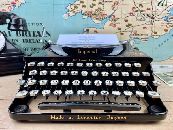 Typewriter, 1937 Imperial The Good Companion No 1